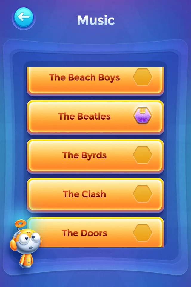 The Lost for Words puzzle-pack select screen.