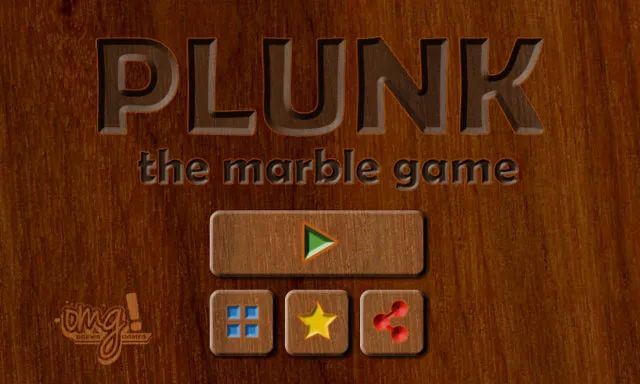 The Plunk! title screen.